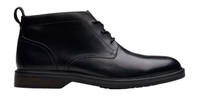 Veterschoen Clarks Men Aldwin Chukka Black Leather