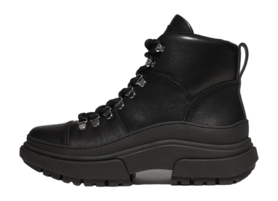 FitFlop Women Wylder Lace Up Boot Leather Black
