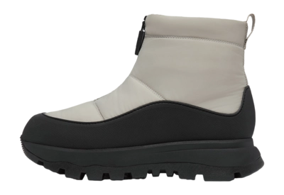 Boots FitFlop Neo-D-Hyker Padded/Quilted Boot Short Zip Clay Grey/Black