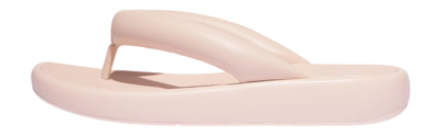 FitFlop Women iQushion D-Luxe X Roksanda Padded Leather Flip-Flops Oyster