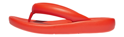 FitFlop Women iQushion D-Luxe X Roksanda Padded Leather Flip-Flops Tangerine