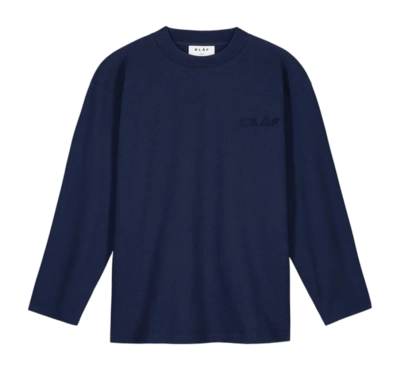 Haut Manches Longues Olaf Hussein Homme Studio Tee LS Navy