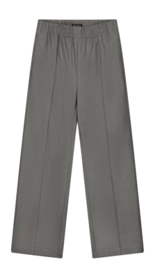 Pantalons Olaf Hussein Femme Pintuck Elasticated Grey