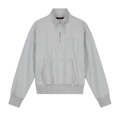 Pull Zip Olaf Hussein Femme Retro Cou Htr Grey