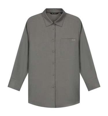 Hemd Olaf Hussein Drapey Damen Gray