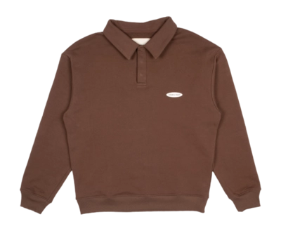 Polo Sweat Bram's Fruit Men F* off I'm Gardening Brown