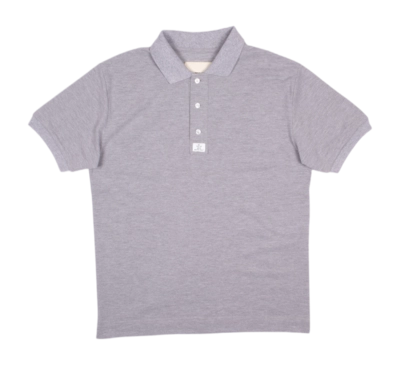 Polo Bram's Fruit Men Short Sleeve Grey