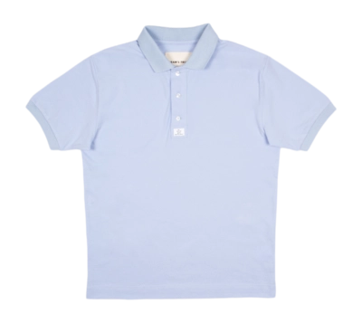 Polo Bram's Fruit Men Short Sleeve Light Blue