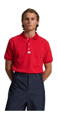 Polo Bram's Fruit Men Short Sleeve Red