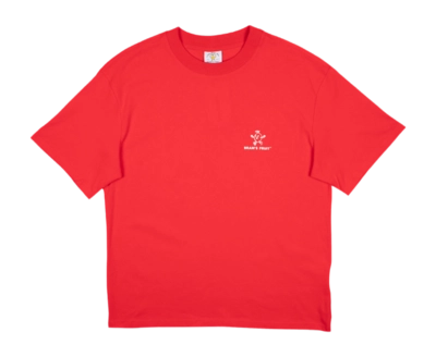 T-Shirt Bram's Fruit Men Lemon Outline Red