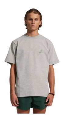 T-Shirt Bram's Fruit Men Lemon Outline Grey