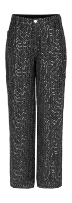 Pantalon Dante6 Femme D6Phoebe Embellished Straight Jeans Washed Black