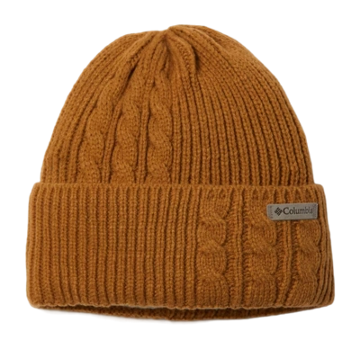 Bonnet Columbia Women Agate Pass Cable Knit Beanie Camel Brown