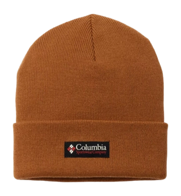Bonnet Columbia Unisexe City Trek Heavyweight Beanie Camel Brown