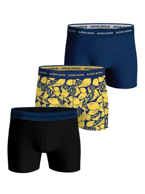 Boxer Shorts Björn Borg Men Cotton Stretch Boxer Multi-coloured Pack 5 (3 Pack) 2024