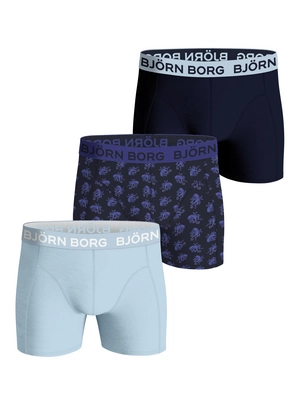 Boxer Shorts Björn Borg Men Cotton Stretch Boxer Multi-coloured Pack 11 (3 Pack) 2024