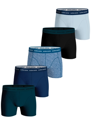 Boxer Shorts Björn Borg Men Cotton Stretch Boxer Multi-coloured Pack 3 (5 Pack) 2024