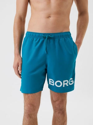Zwembroek Björn Borg Men Borg Swim Shorts Crystal Teal 2024