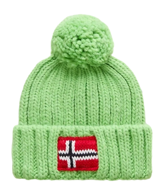 Beanie Napapijri Kids Semiury Green Macaw - Size 21