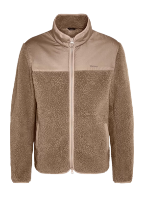 Zip Sweatshirt Barbour Men Hobson Fleece Timberwolf