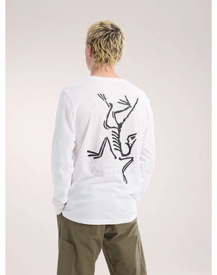 F24-X000007746-Arc-Multi-Bird-Logo-Shirt-LS-White-Light-Back-View