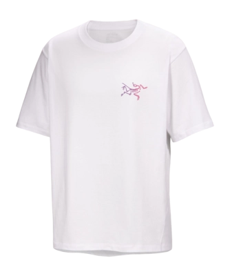 T-Shirt Arc'teryx Men Kragg Cotton Logo SS White Light Multi