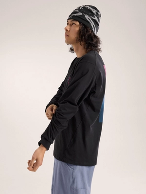 F24_X000008482_019245_Kragg Cotton Heatmap Shirt LS_Black-Multi_Men_M_Side-View