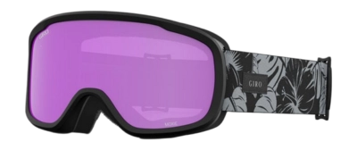 Masque de Ski Giro Women Moxie Black & Grey Botanical Lx Amber Pink/Yellow