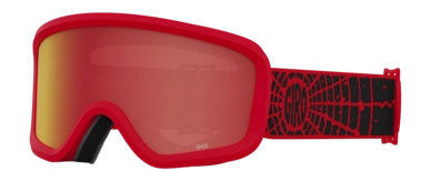 Skibril Giro Junior Chico 2.0 Red Solar Flair Amber Scarlet