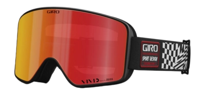 Masque de Ski Giro Unisex Method Black White Vertigo Vivid Ember