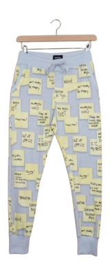 Pyjama Hose SNURK Note To Self Damen Multi