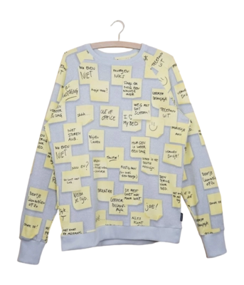 Pullover SNURK Note To Self Herren Multi