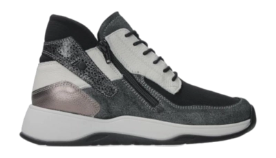Baskets Wolky Femme Couronne S2F Black Offwhite Combi