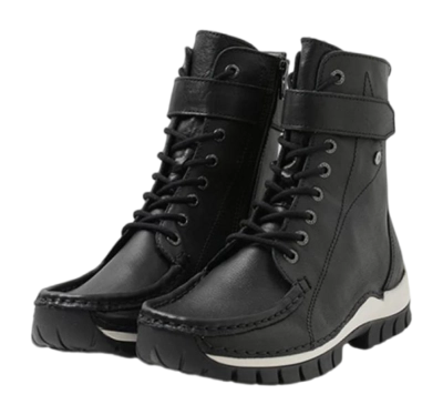 wolky-hoge-veterschoenen-04738-reach-24010-zwart-wit-leer-front-_no-bg