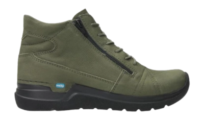Chaussures à Lacets Wolky Femme Why Antique Nubuck Pesto Green