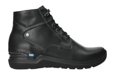 Bottine à Lacets Wolky Femme Whynot Forest leather Black