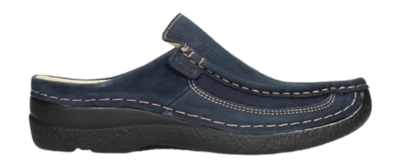 Instapper Wolky Women Roll Slide Men Oiled leather Blue