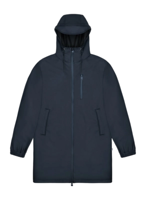 Raincoat RAINS Unisex Long Storm Breaker Navy