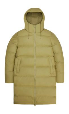 Winter Coats Rains Unisex Alta Longer Puffer Jacket Khaki