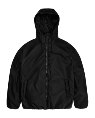 Regenjacke RAINS Lohja Insulated Jacket Unisex Black