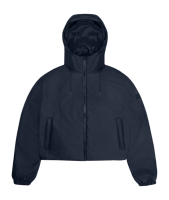 Raincoat RAINS Unisex Lohja Short Insulated Jacket Navy Outdoorsupply