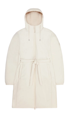 Regenmantel RAINS Lohja Long Insulated Curve Jacket Damen Dune
