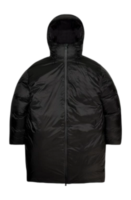 Veste RAINS Unisexe Kevo Long Puffer Jacket Black