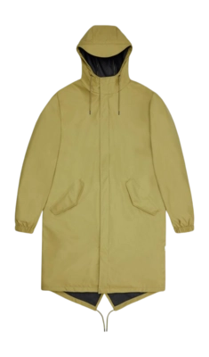 Regenjas RAINS Unisex Fishtail Parka Khaki