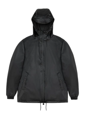 Imperméable RAINS Unisexe Storm Breaker Black Grain