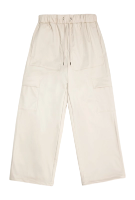 Waterproof Trousers RAINS Cargo Rain Pants Wide Dune Grain