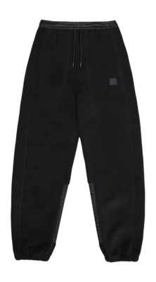 Trousers RAINS Unisex Yermo Fleece Pants Regular Black
