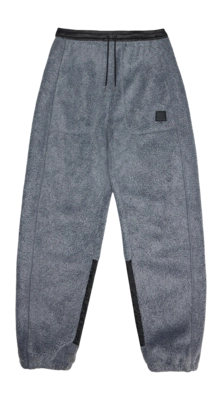 Trousers RAINS Unisex Yermo Fleece Pants Regular Dark Grey Melange