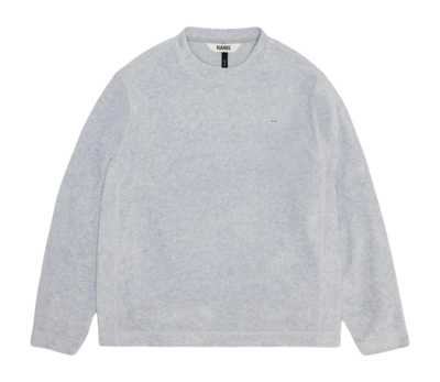 Jumper RAINS Unisex Addis Fleece Crewneck Grey Melange
