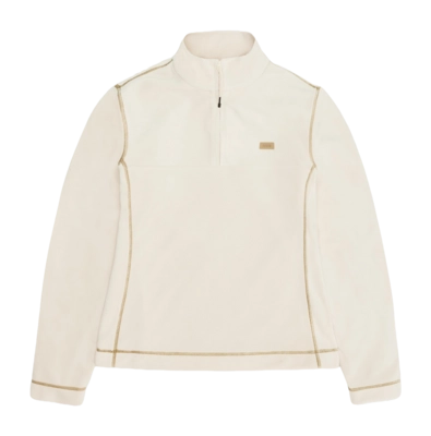 Jumper RAINS Women Addis Fleece Curve Half Zip Dune